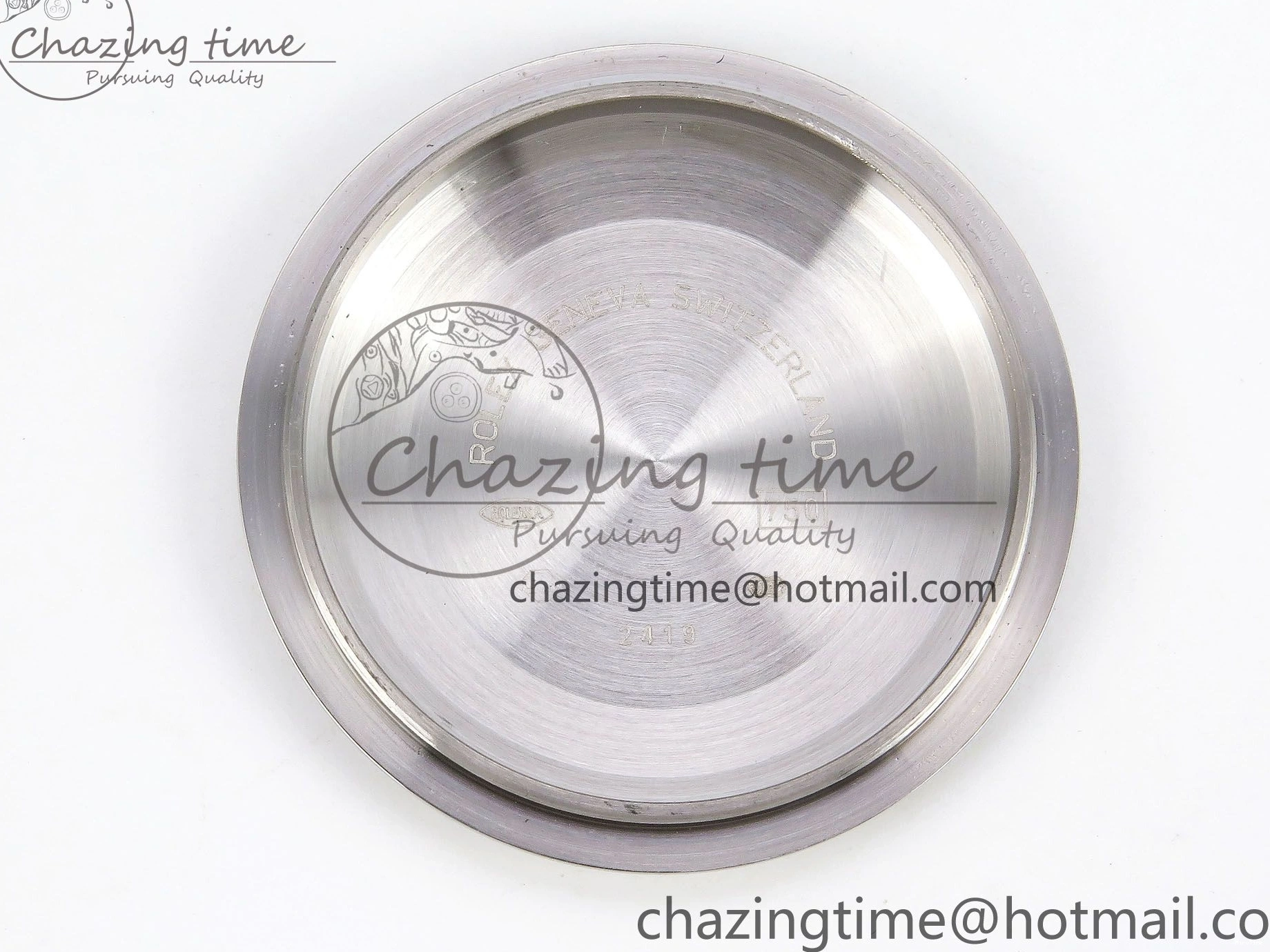 MiroTime 0418 SportInspired DayDate 40 SS JDF 904L Steel Gray Textured Stick Dial on President Bracelet VR3255 V3 (Gain Weight) 1437